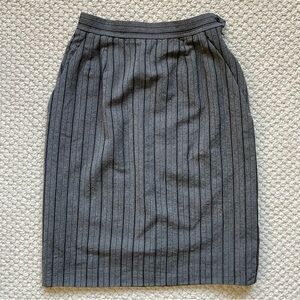 Vintage Yves Saint Laurent Rive Gauche wool skirt